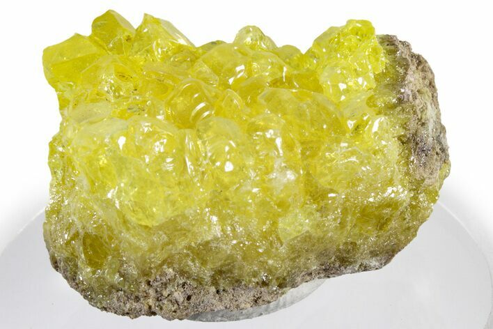 Bright-Yellow Sulfur Crystals - Bolivia #305252